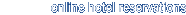 Booking.com online hotel reservations